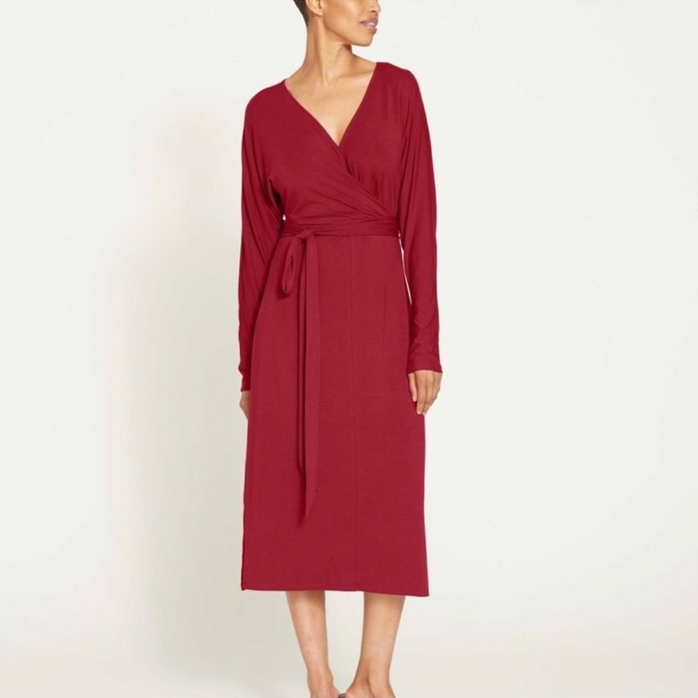 Universal Standard | Burgundy Wrap Dress